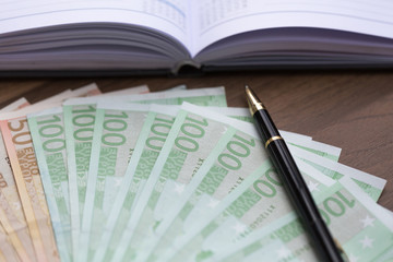 euro notes agenda pen 