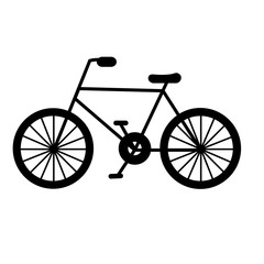 bicycle vehicle icon over white background. vector illustration