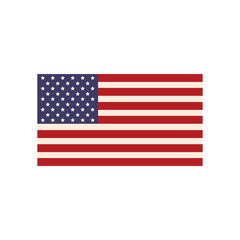 united states of america flag symbol national vector illustration
