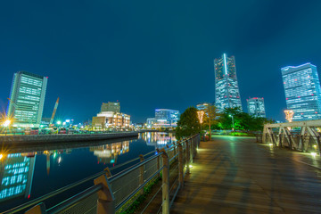 Naklejka premium 横浜の夜景