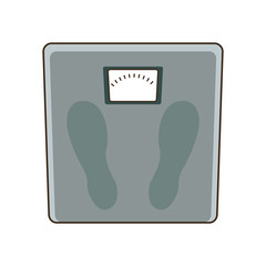 weight scale measuring loss image vector illustration