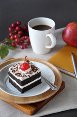 Piece of Black Forest Cake