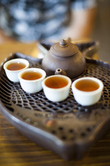 Easing into the day with a cup of tea. 
