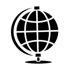 geography tool icon over white  background. vector illustration