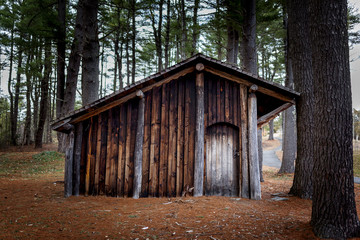 Barn in the wood