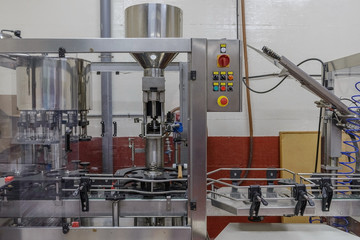 industrial equipment at the winery