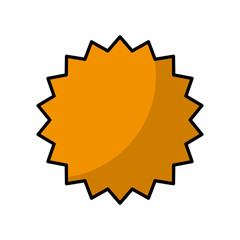 seal stamp icon over white background. vector illustration