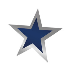 star icon over white background. vector illustration