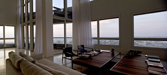 Interior design, living room and guest room, dining room