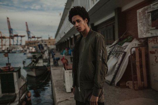 Fashion young color man