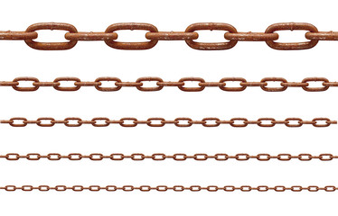 Obraz premium chain link metal steel