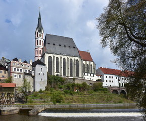 Saint Vitus church in Cesky Krumlov