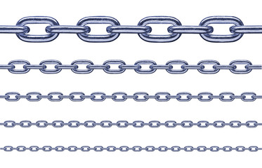 Obraz premium chain link metal steel