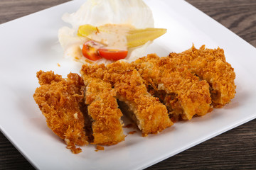Crispy Pork with cheese