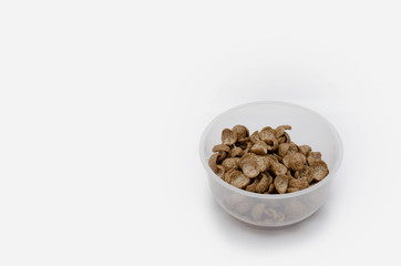 serial for breakfast isolated on white.