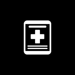 Obraz premium Online Medical Services Icon. Flat Design.