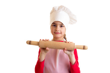 Little girl cooking 