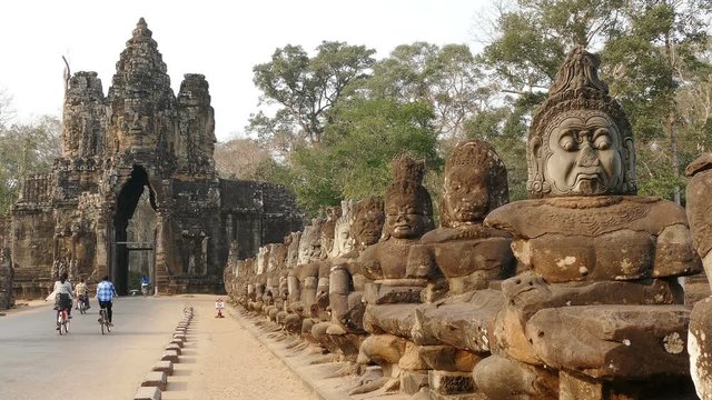 Ancient Angkor Wat at Siem Reap, Cambodia.
