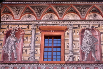 castle Cesky Krumlov,UNESCO protected town in Czech republic