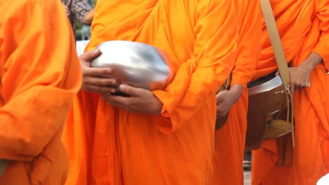 Group of Buddhist monks