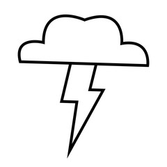 brainstorm cloud lighting creative ideas concept outline vector illustration