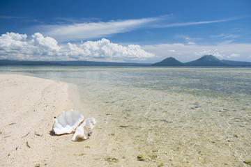 Fototapeta na wymiar Beach near Rabaul Papua New Guinea
