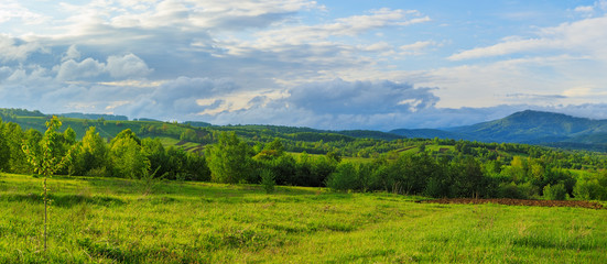 Fototapeta na wymiar Carpathians mountains in Ukraine