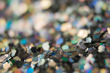 background of many small sequins