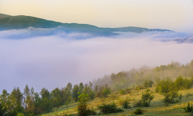 Carpathians mountains in Ukraine