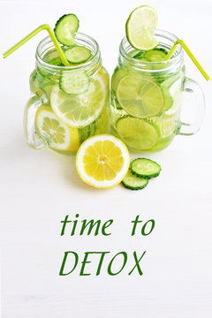 detox citrus cucumber water