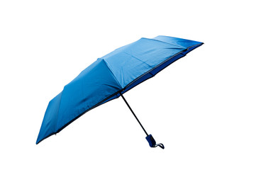 Blue umbrella isolated