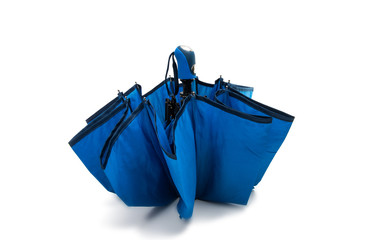 Blue umbrella isolated