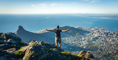 Tafelberg, Kaapstad Prachtig uitzicht