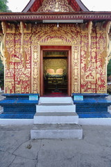 Red Chapel-Haw Thai Pha Sai Nyaat-Wat Xieng Thong. Luang Prabang-Laos.4508