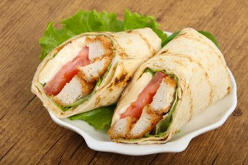 Chicken bread roll