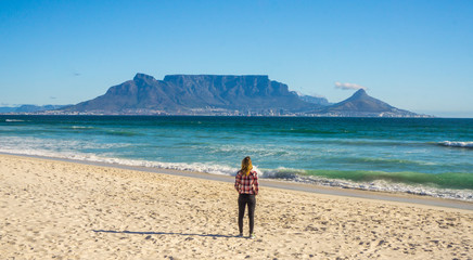 Blouberg Beach, South Africa - Table Mountain, Cape Town View