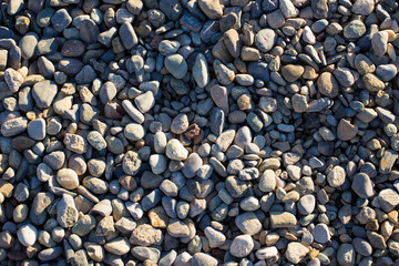 Smooth pebbles background