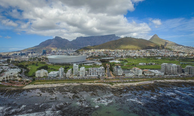Cape Town City Aerial View, South Africa