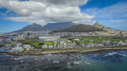 Cape Town City Aerial View, South Africa