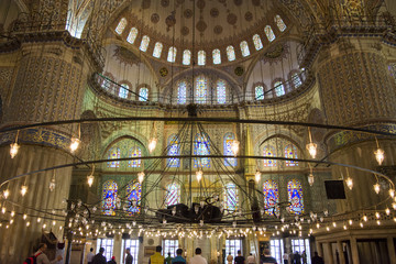 Fototapeta na wymiar Moschea Blu, Sultanahmet camii
