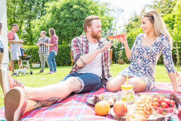 Gartenparty picknick