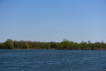 Beautiful landscape on the river