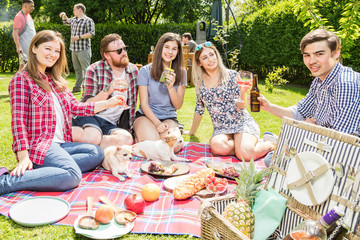 Gartenparty picknick