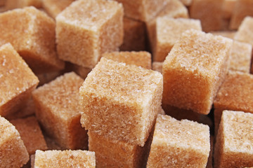 Brown sugar cubes.
