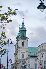 Fototapeta na wymiar Church of the Holy Cross, Warsaw, Poland