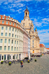 Obraz premium Frauenkirche in Dresden, Deutschland