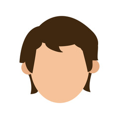 boy male faceless people character image vector illustration