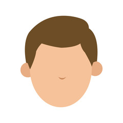 man faceless people character image vector illustration