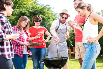 Grillparty im Garten 