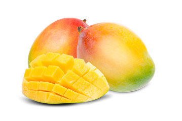 Mango isolated on white